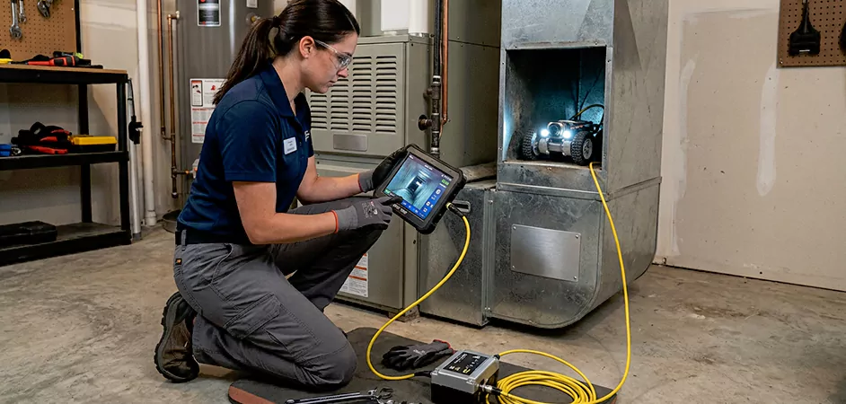 Robotic Duct Inspection in San Antonio